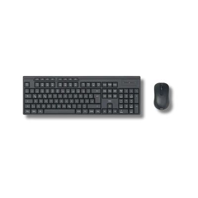 Hama WKM-200 Wireless Keyboard & Mouse with Quiet typing and AI Hotkey