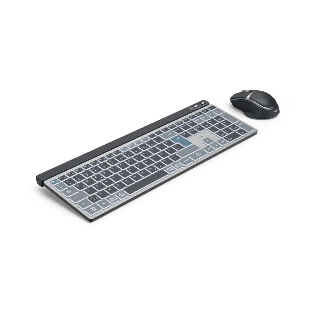 Hama WKM-750 Wireless Keyboard/ Mouse Set Multi-Device Pairing with Backlit - متجر TT Tab للتقنيات الحديثة