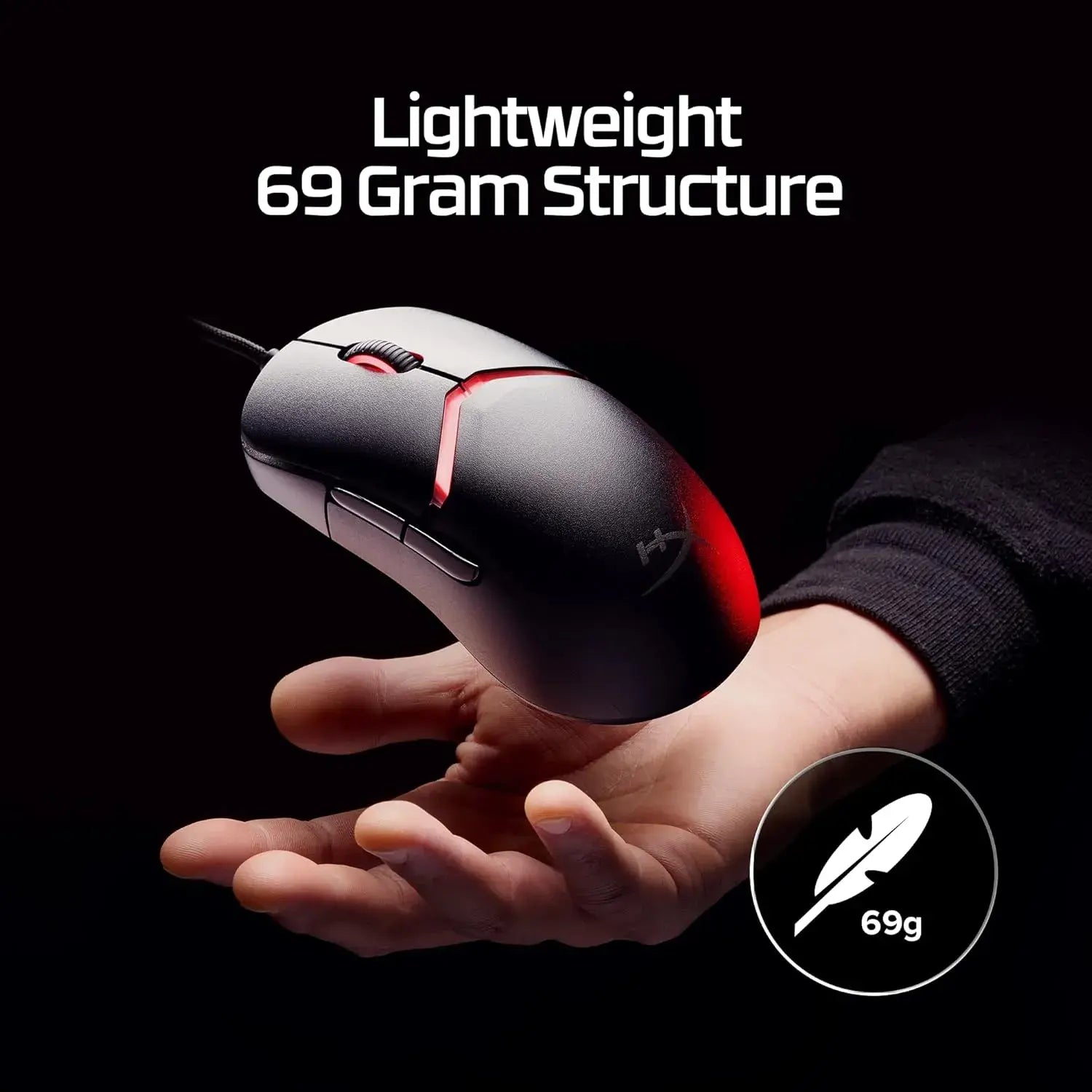 HyperX Pulsefire Saga Modular Wired Gaming Mouse with 26K Sensor - متجر TT Tab للتقنيات الحديثة