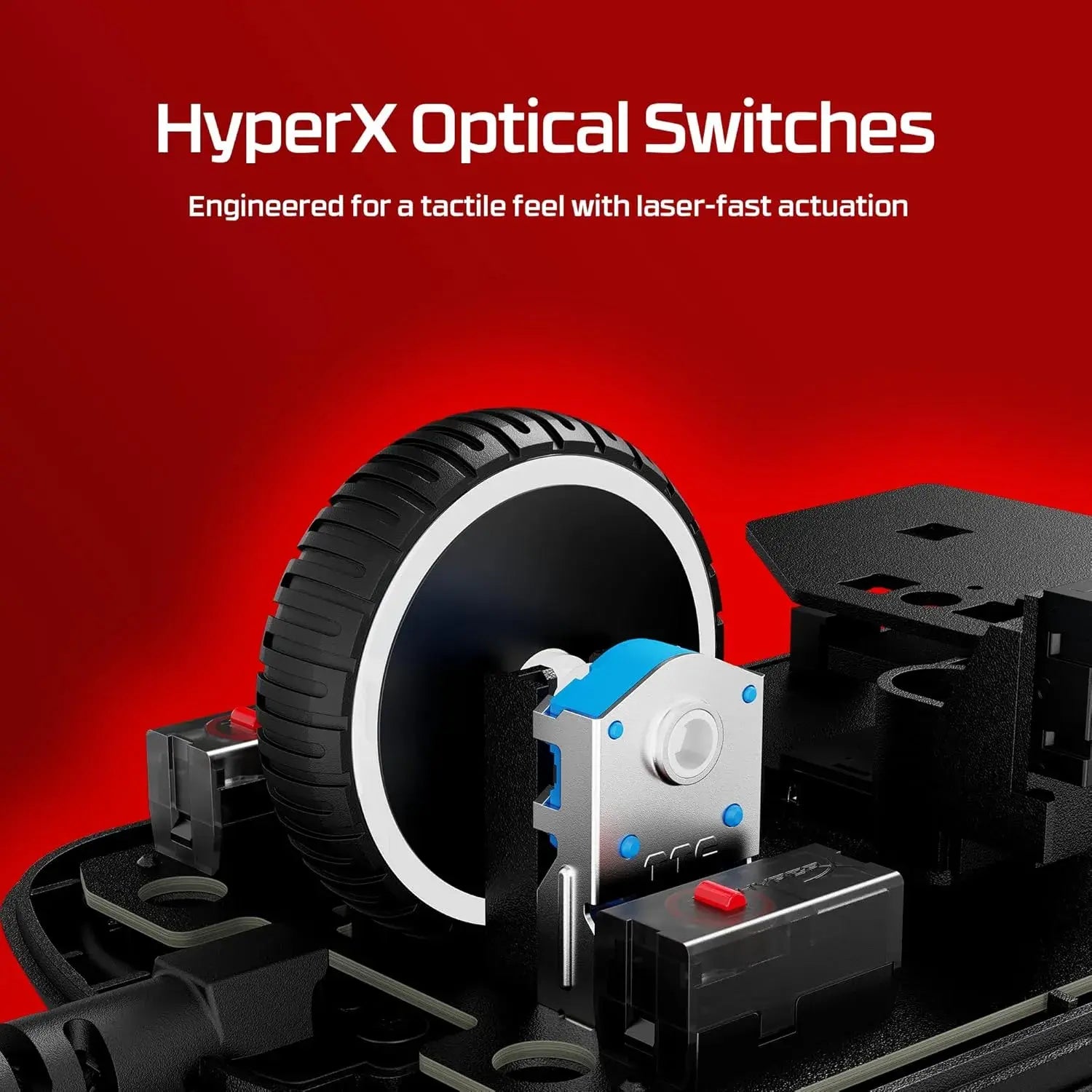 HyperX Pulsefire Saga Modular Wired Gaming Mouse with 26K Sensor - متجر TT Tab للتقنيات الحديثة