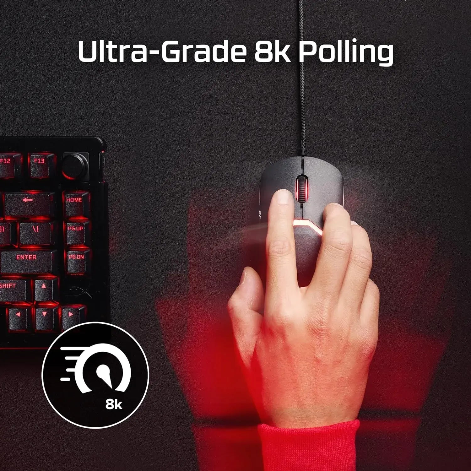 HyperX Pulsefire Saga Modular Wired Gaming Mouse with 26K Sensor - متجر TT Tab للتقنيات الحديثة