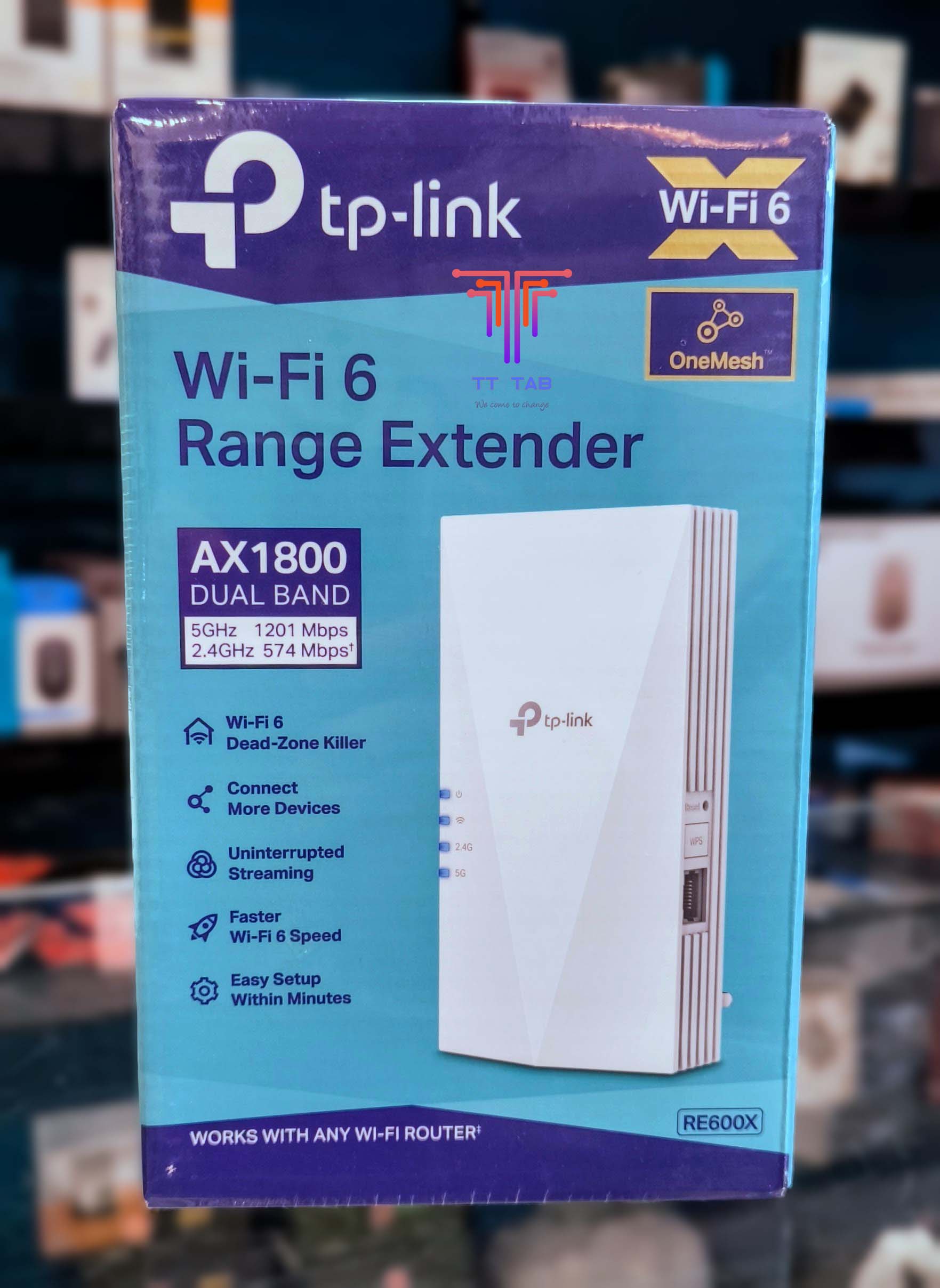 TP-Link RE600X AX1800 Wi-Fi Range Extender