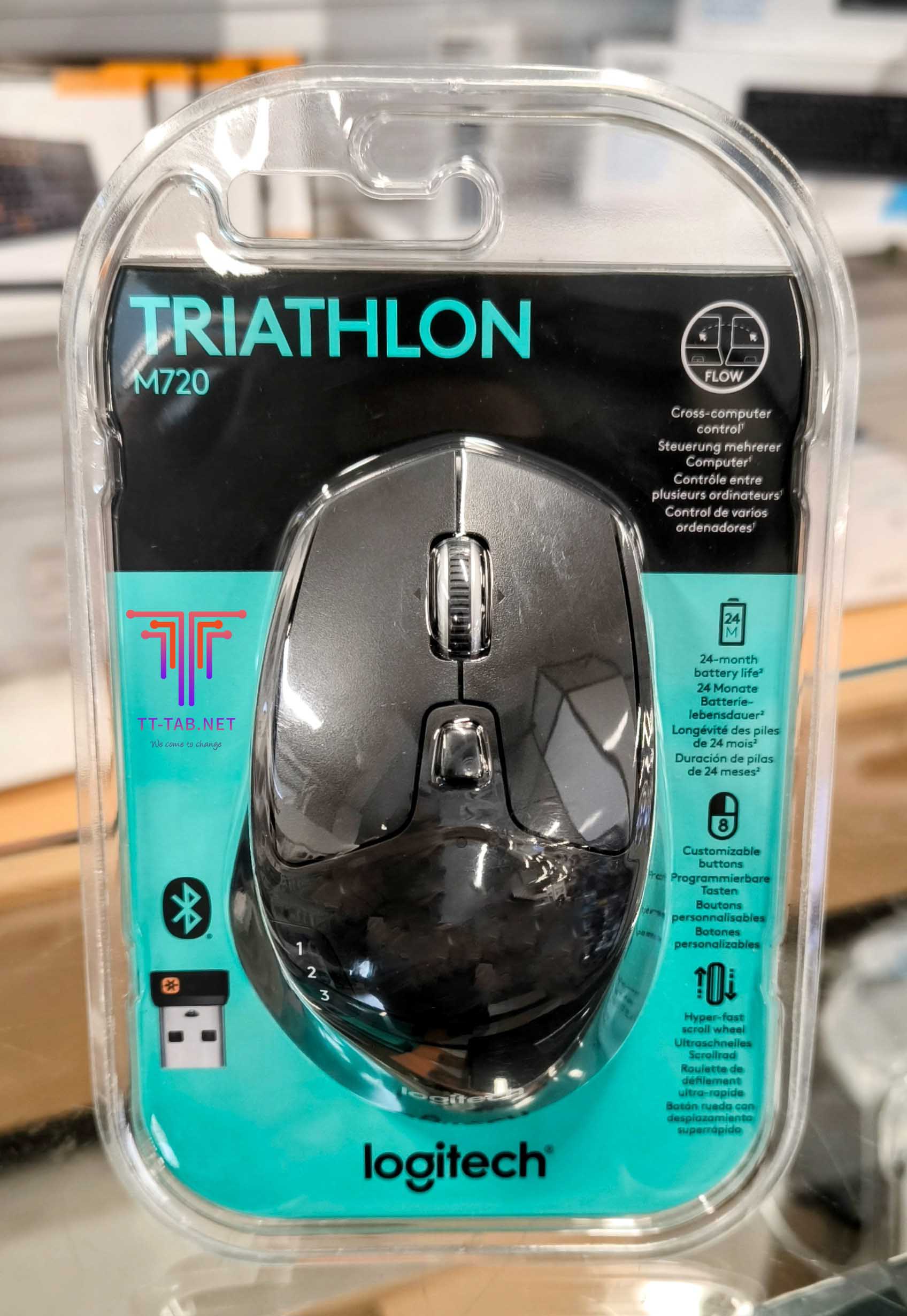 Logitech M720 Triathlon Multi-Device Bluetooth Mouse