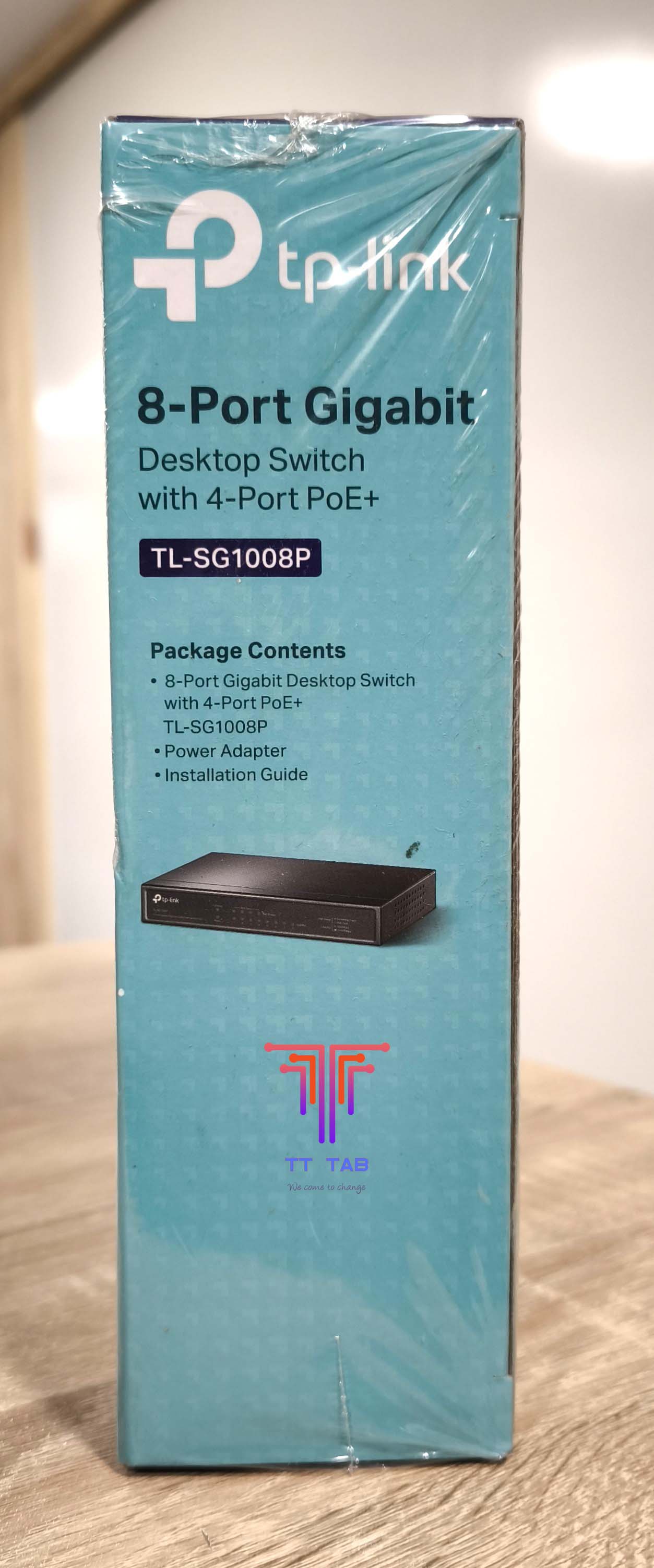 TP-Link TL-SG1008P 8-Port Gigabit Desktop Switch with 4-Port PoE+