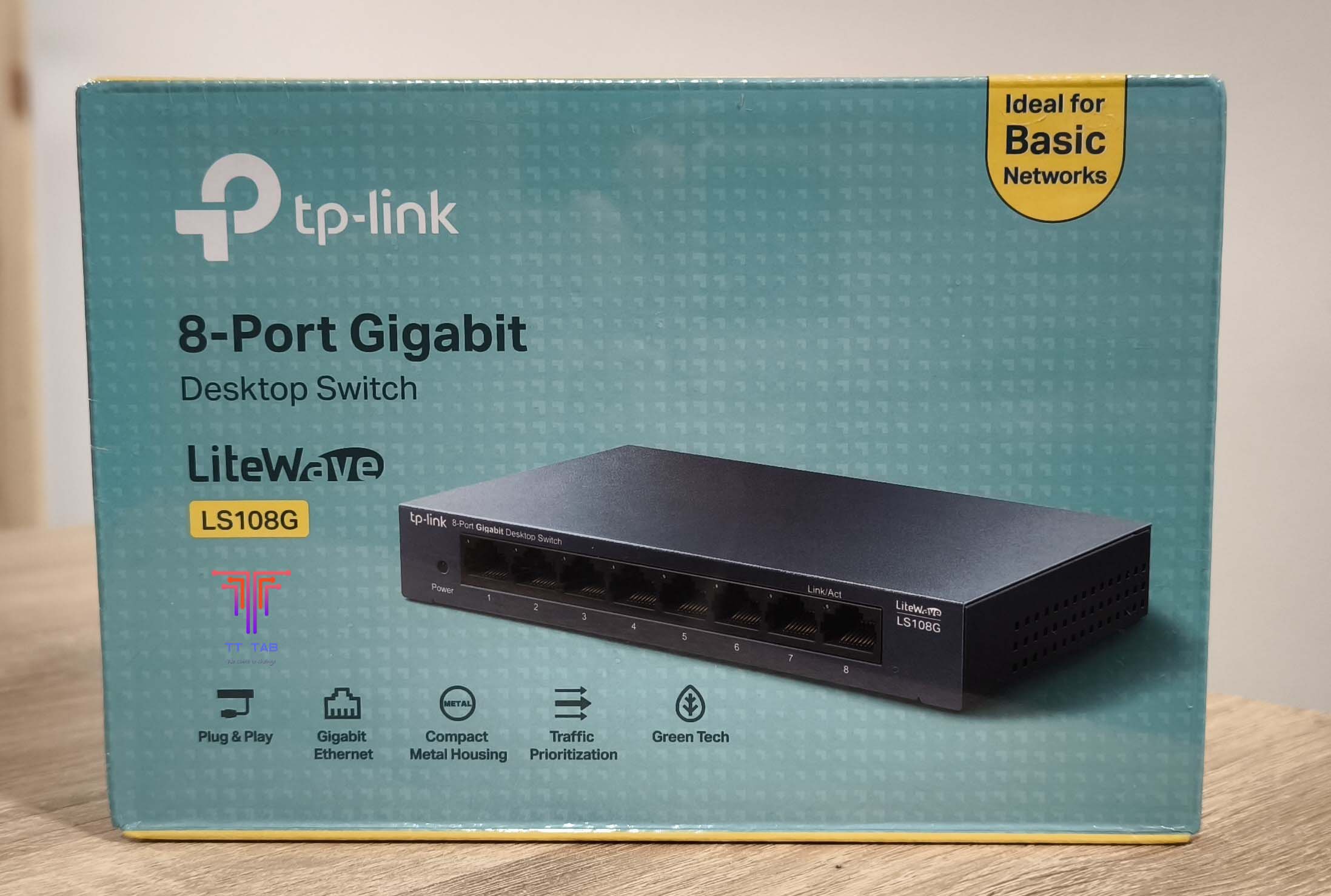 TP-Link LS108G 8-Port 10/100/1000Mbps Desktop Switch