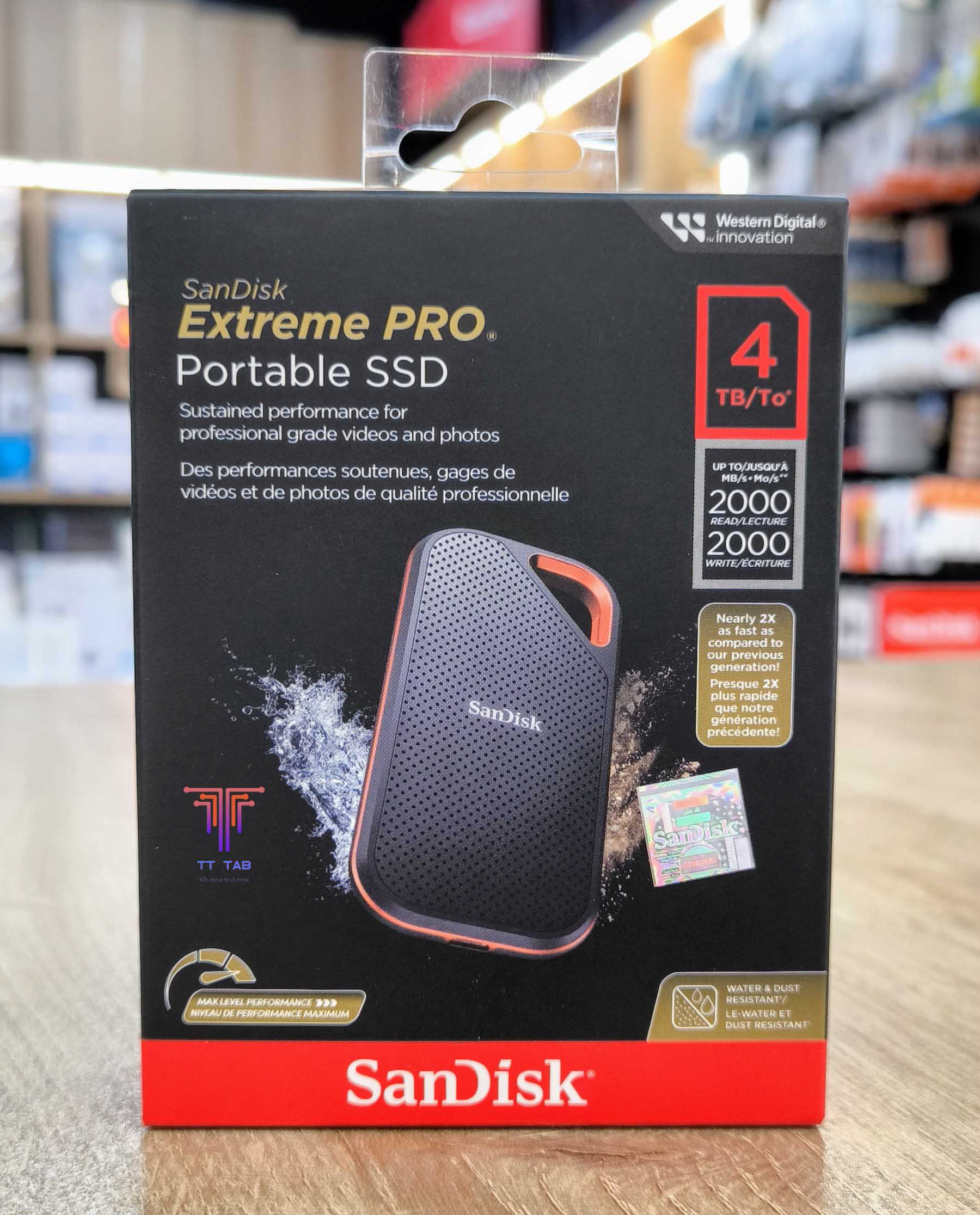 SanDisk Extreme Pro Portable SSD 2000MB/s