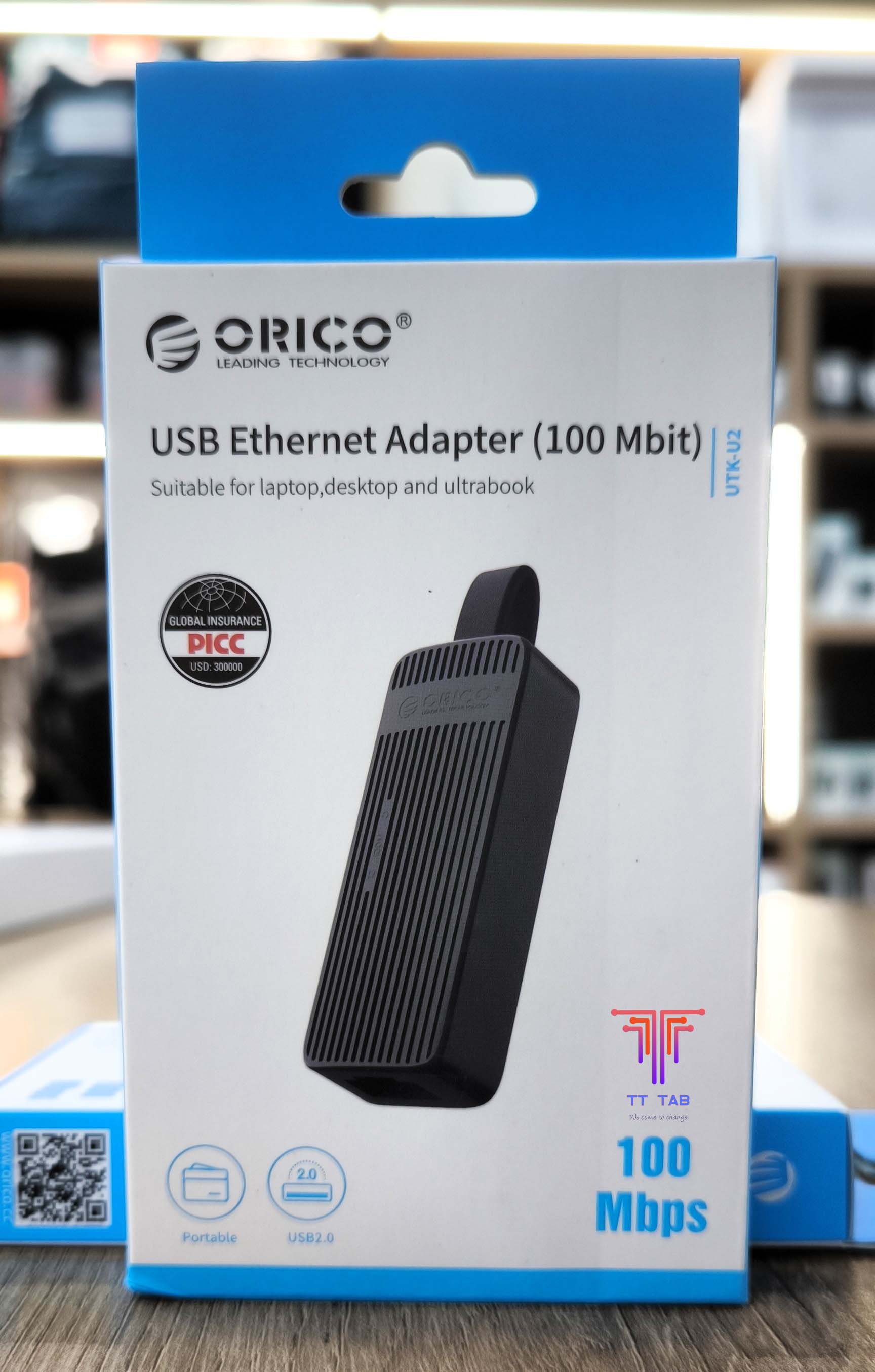Orico UTK-U2 USB Type-A to Ethernet Adapter 100Mb/s