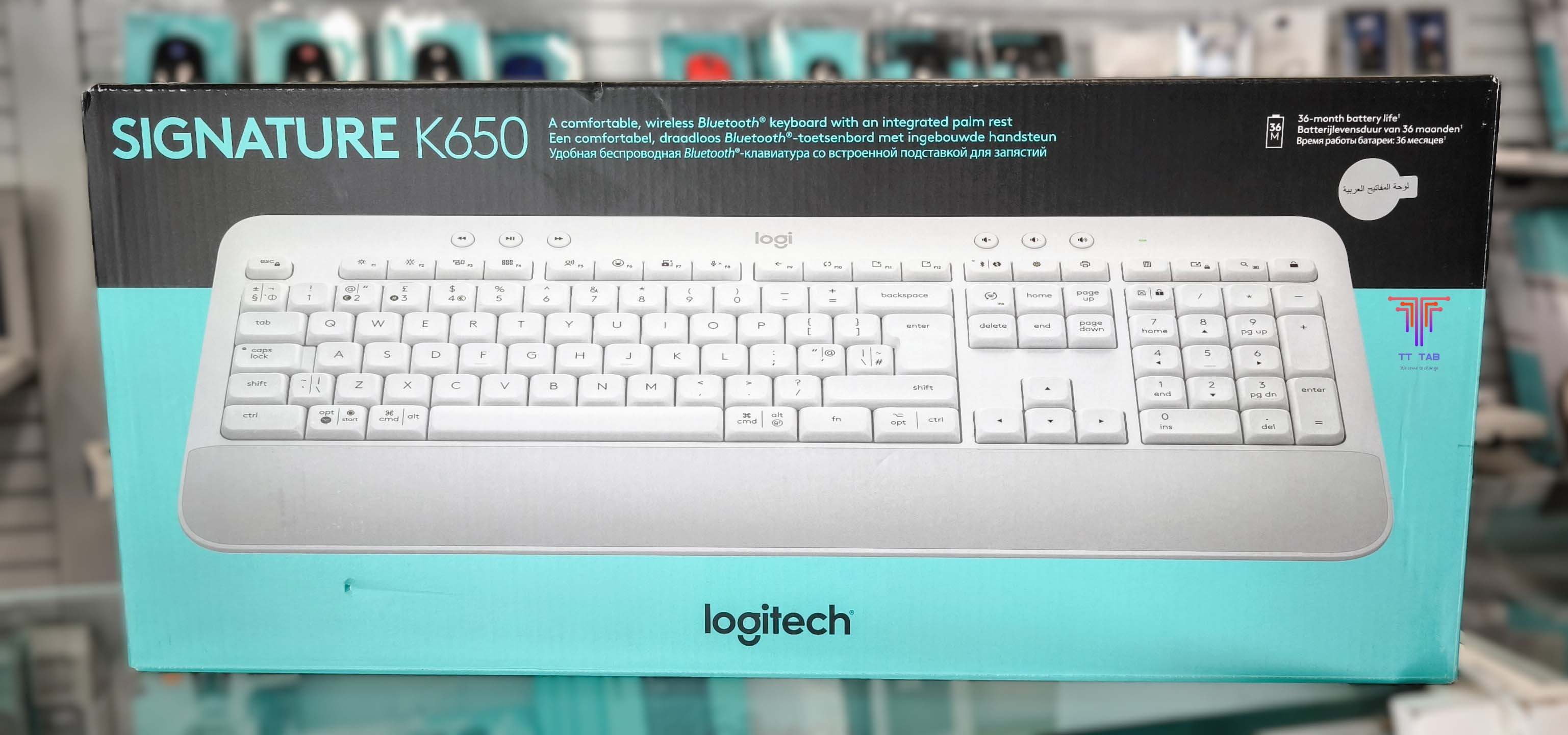 Logitech Signature K650 Wireless and Bluetooth Keyboard