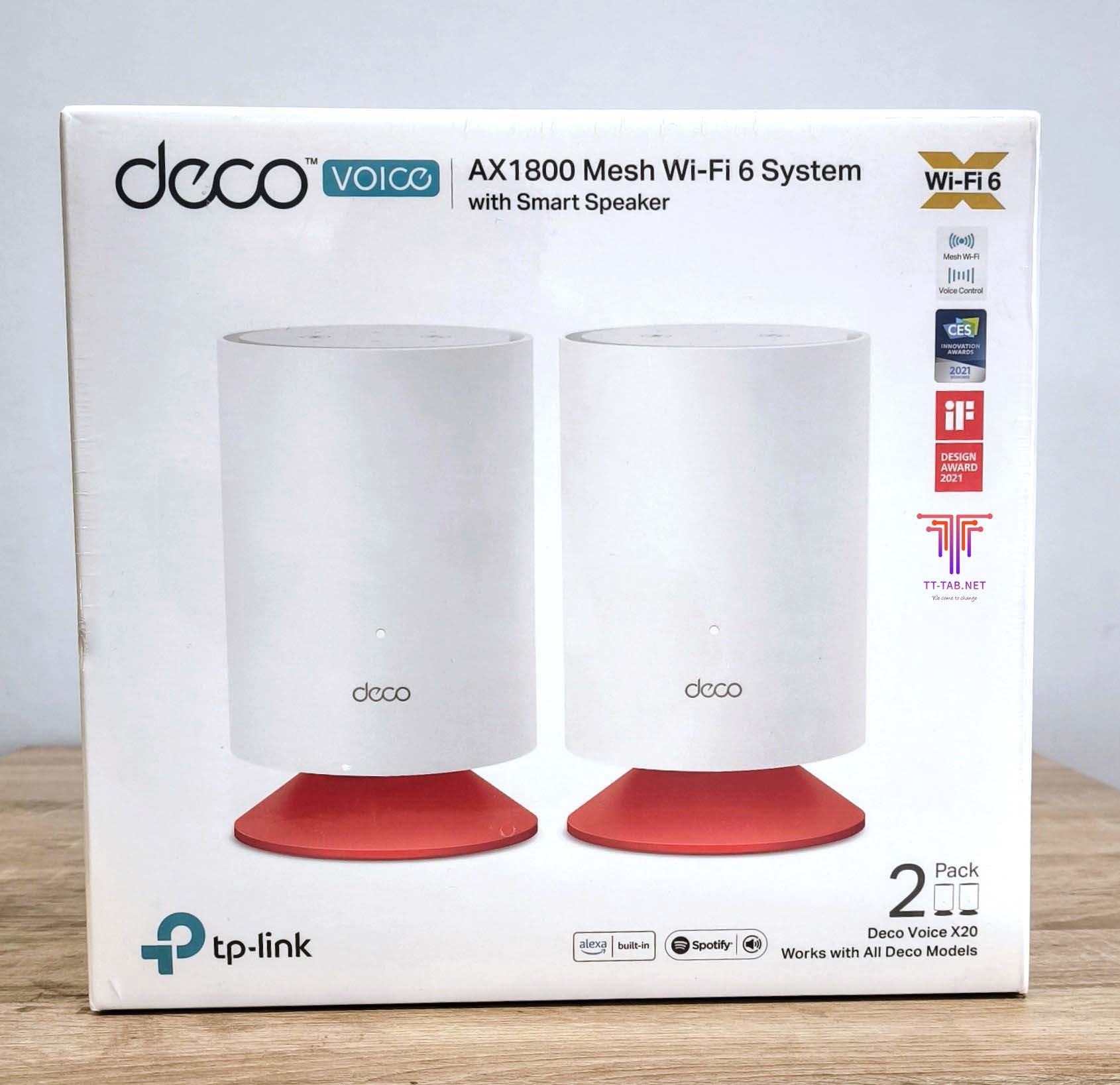 TP-Link Deco Voice X20 AX1800 2-Pack