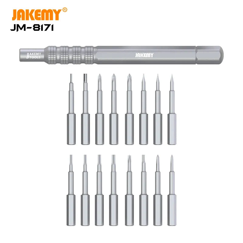 Jakemy JM-8171 17 In 1 Portable DIY Electronic Maintenance Mini Screwdriver Set JM-8171