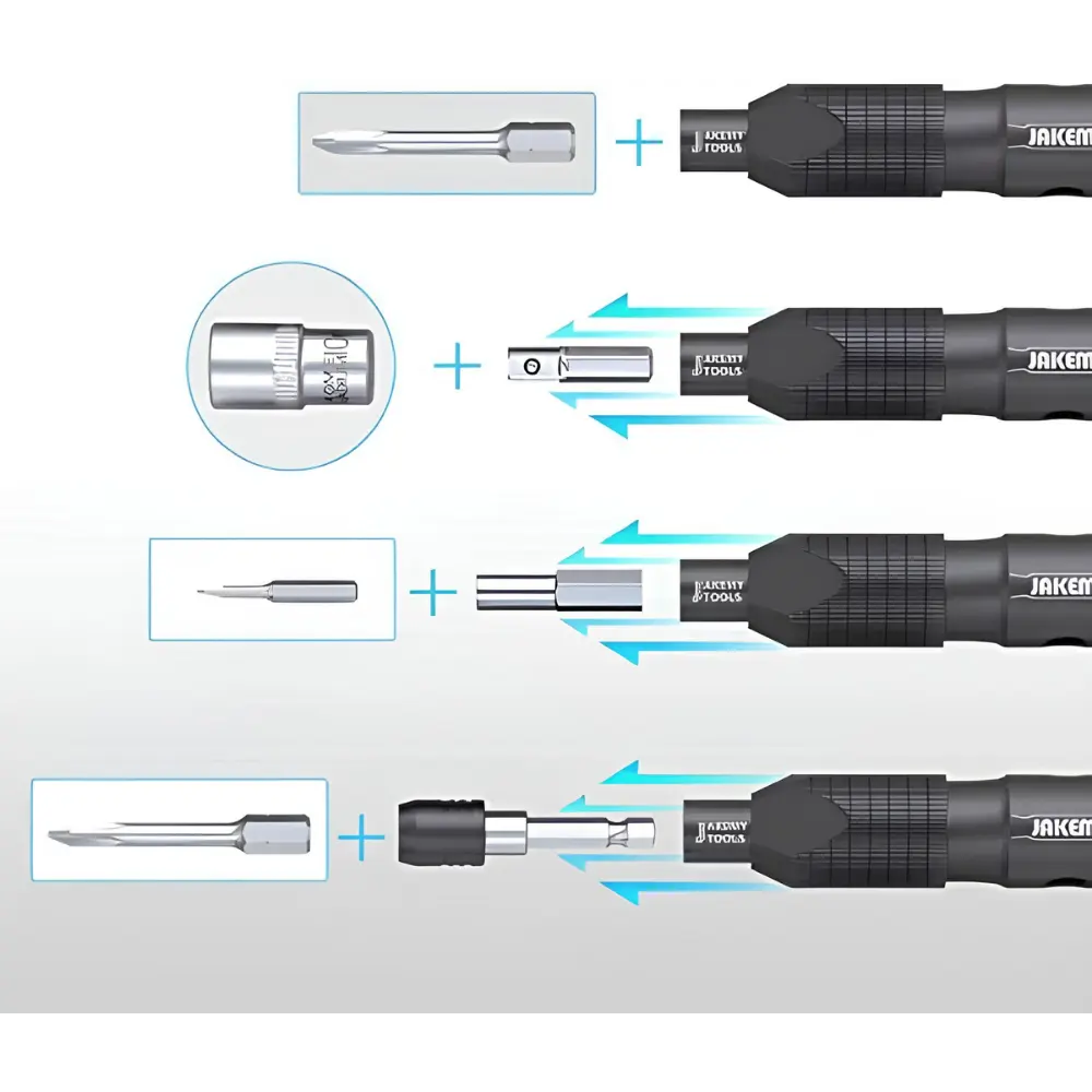 Jakemy JM-6125 60-in-1 Household Screwdriver and Socket Set - متجر TT Tab للتقنيات الحديثة