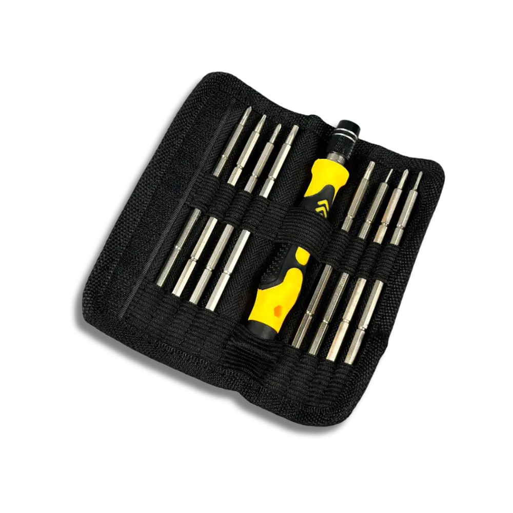 Jakemy JM-8124 9-in-1 Precision Screwdriver Set with Double-ended Bits and Storage Pouch - متجر TT Tab للتقنيات الحديثة