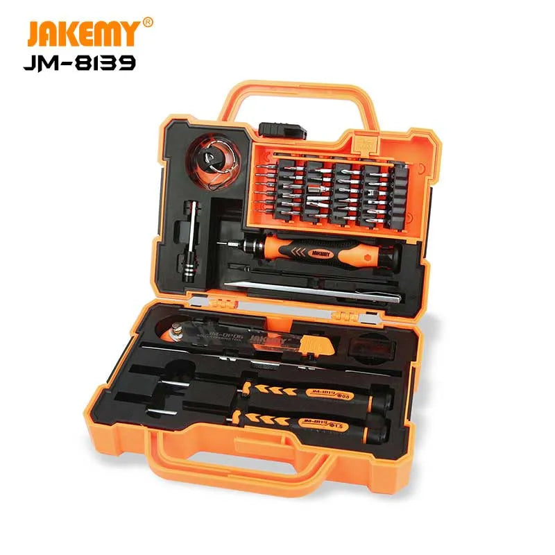 JM-8139 47 in 1 Precision Antic-Drop Cr-V Toolkit - للتقنيات الحديثة TT TAB متجر