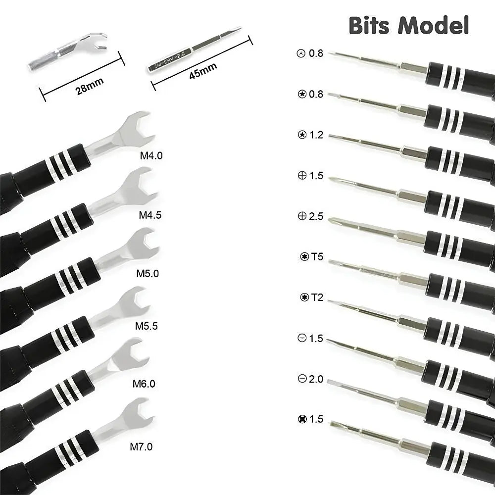 Jakemy JM-8158 34-in-1 Precision Screwdriver and Craft Tool Set- متجر TT Tab للتقنيات الحديثة