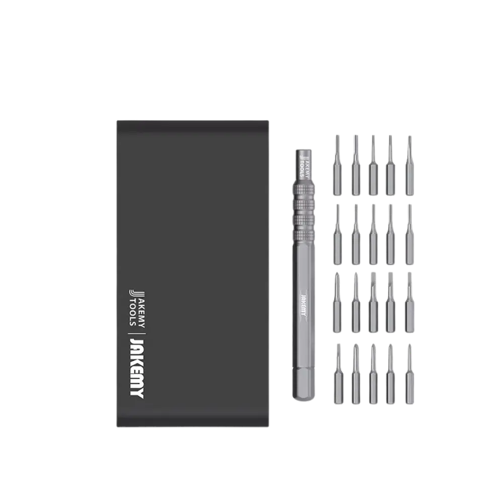 Jakemy JM-8170 21-in-1 Magnetic Precision Screwdriver Set with Metal Storage Case - متجر TT Tab للتقنيات الحديثة