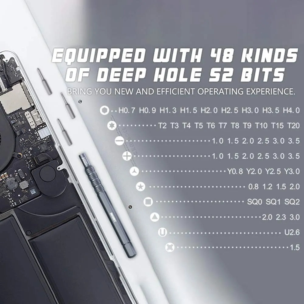 Jakemy JM-8175 50-in-1 Magnetic Precision Screwdriver Set - متجر TT Tab للتقنيات الحديثة