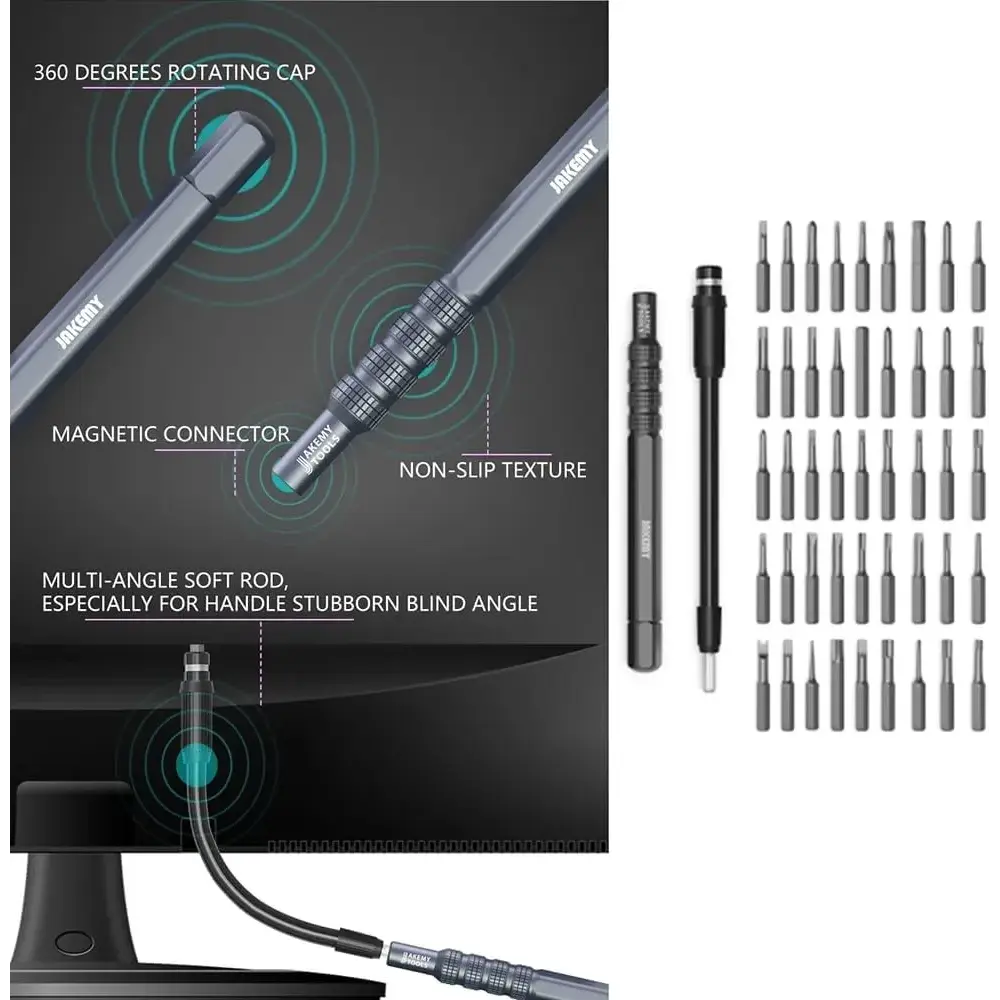 Jakemy JM-8175 50-in-1 Magnetic Precision Screwdriver Set - متجر TT Tab للتقنيات الحديثة
