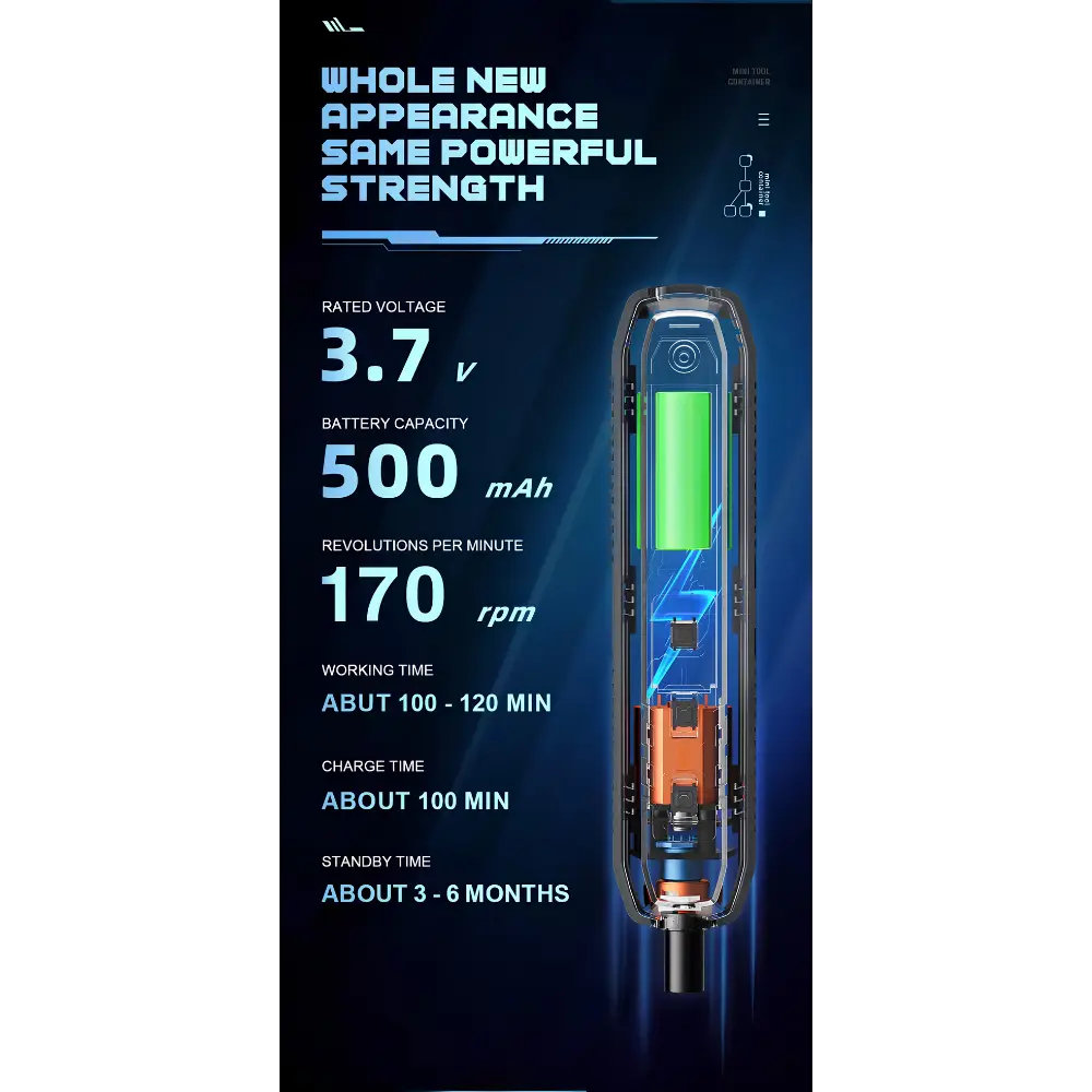 Jakemy JM-8193 180-in-1 Electric Precision Screwdriver Set with Storage Case - متجر TT Tab للتقنيات الحديثة