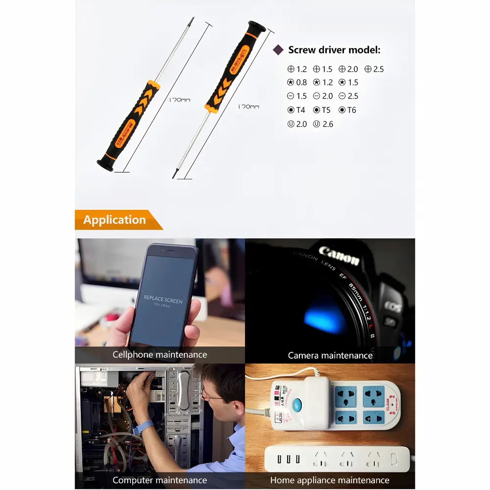 Jakemy JM-P05 15-in-1 Magnetic Precision Screwdriver Set with Storage Pouch - متجر TT Tab للتقنيات الحديثة