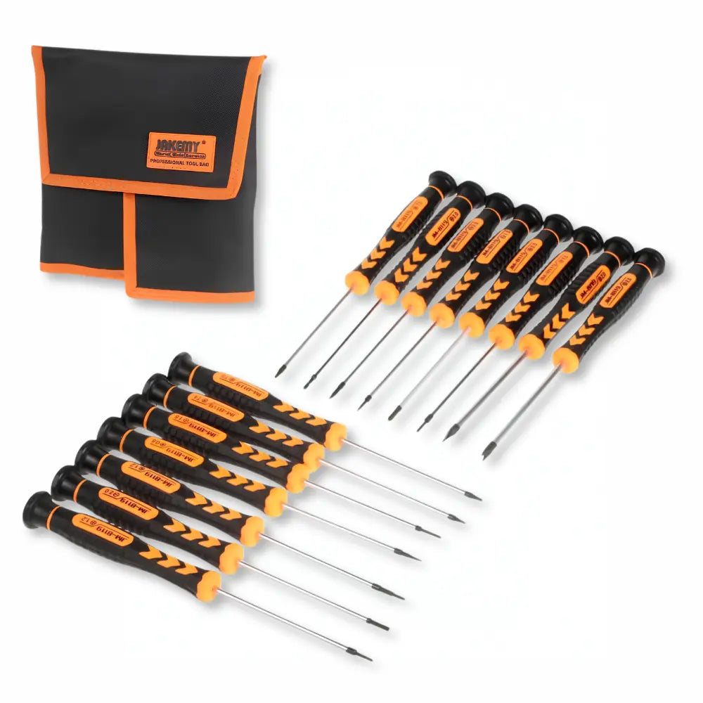 Jakemy JM-P05 15-in-1 Magnetic Precision Screwdriver Set with Storage Pouch - متجر TT Tab للتقنيات الحديثة