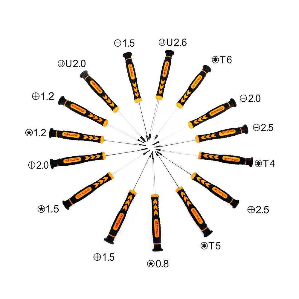 Jakemy JM-P05 15-in-1 Magnetic Precision Screwdriver Set with Storage Pouch - متجر TT Tab للتقنيات الحديثة