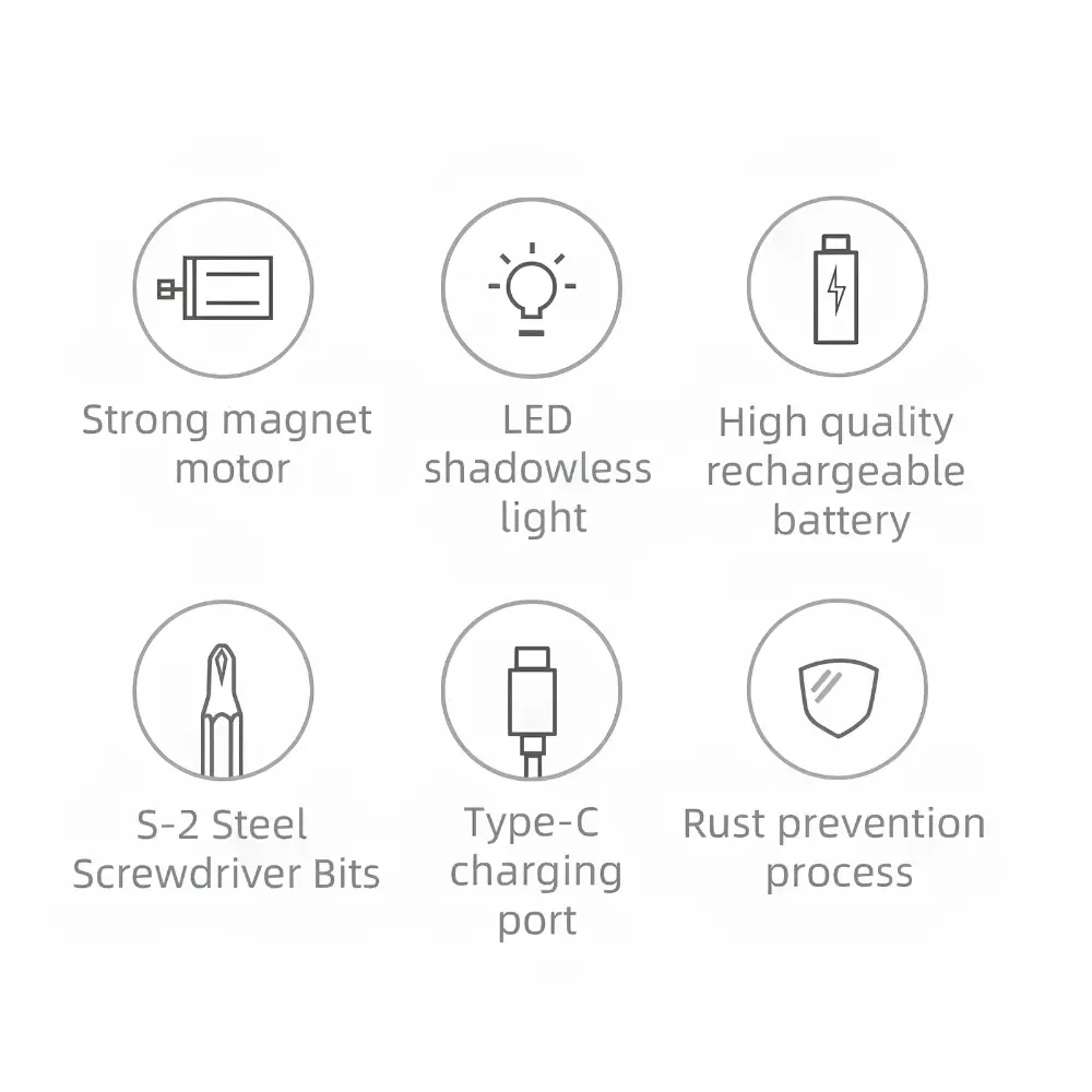 Jakemy JM-Y05 9-in-1 Rechargeable Electric Precision Screwdriver Set - متجر TT Tab للتقنيات الحديثة