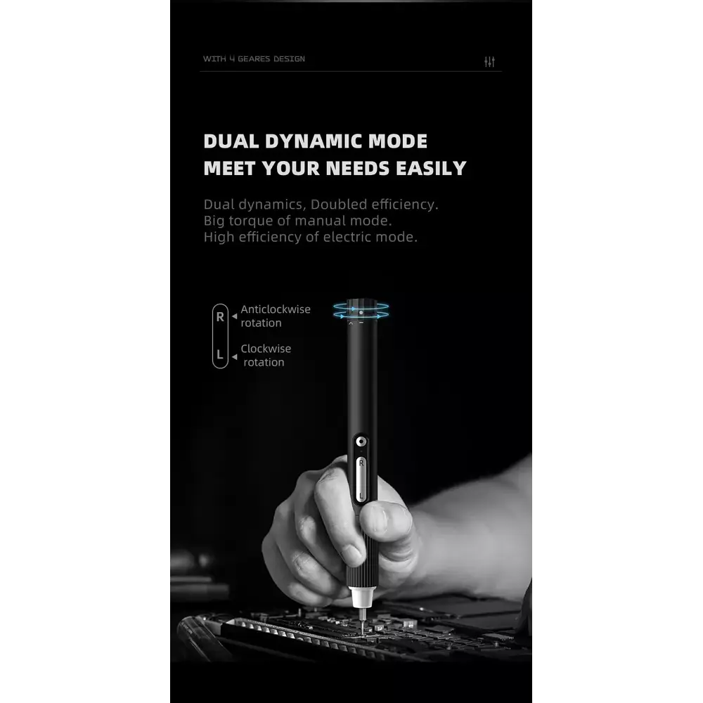 Jakemy JM-Y05 9-in-1 Rechargeable Electric Precision Screwdriver Set - متجر TT Tab للتقنيات الحديثة