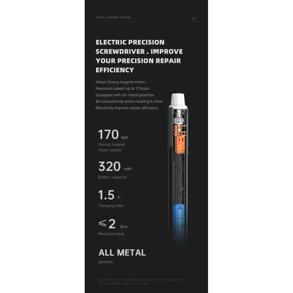 Jakemy JM-Y05 9-in-1 Rechargeable Electric Precision Screwdriver Set - متجر TT Tab للتقنيات الحديثة