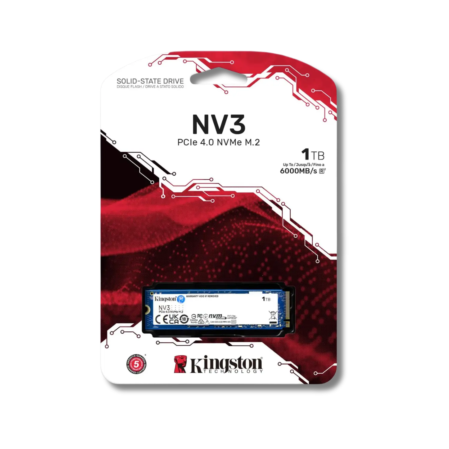 Kingston NV3 PCIe 4.0 NVMe M.2 SSD - متجر TT Tab للتقنيات الحديثة