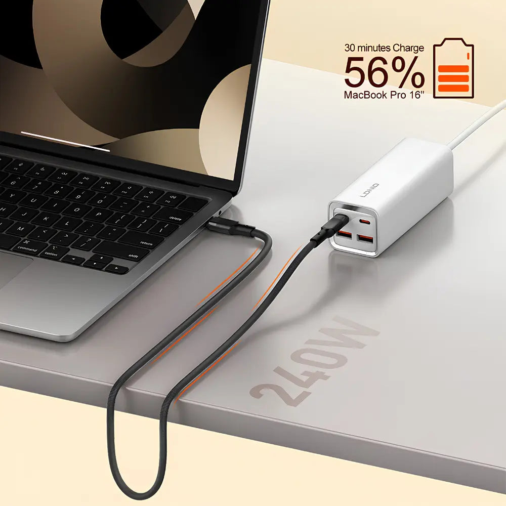 LDNIO LC351C-240W PD 3.1 USB-C to USB-C Charging Cable - متجر TT Tab للتقنيات الحديثة