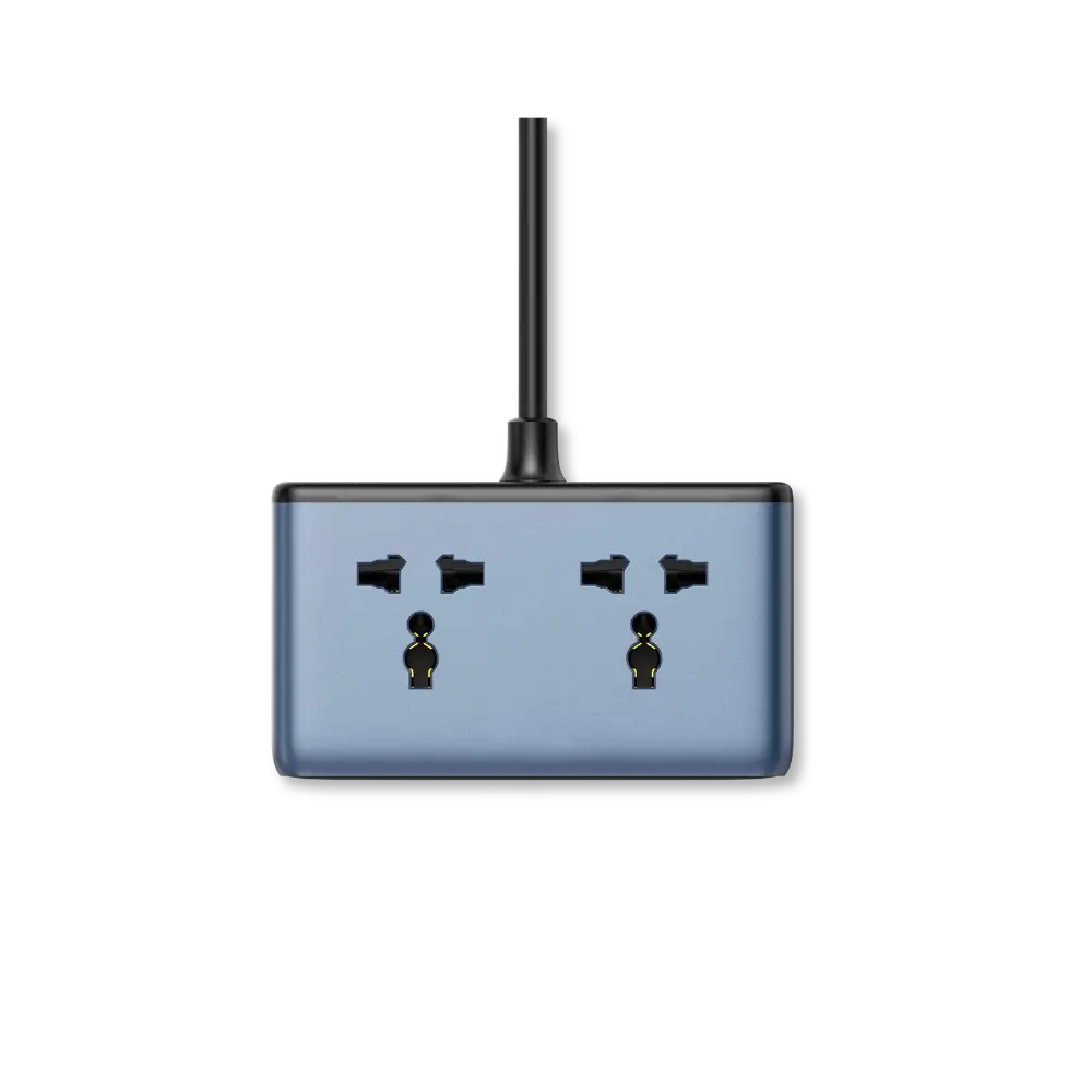 LDNIO SC1 45W GaN Desktop Power Strip with 2 Universal AC Outlets and USB-C & USB-A Charging - متجر TT Tab للتقنيات الحديثة