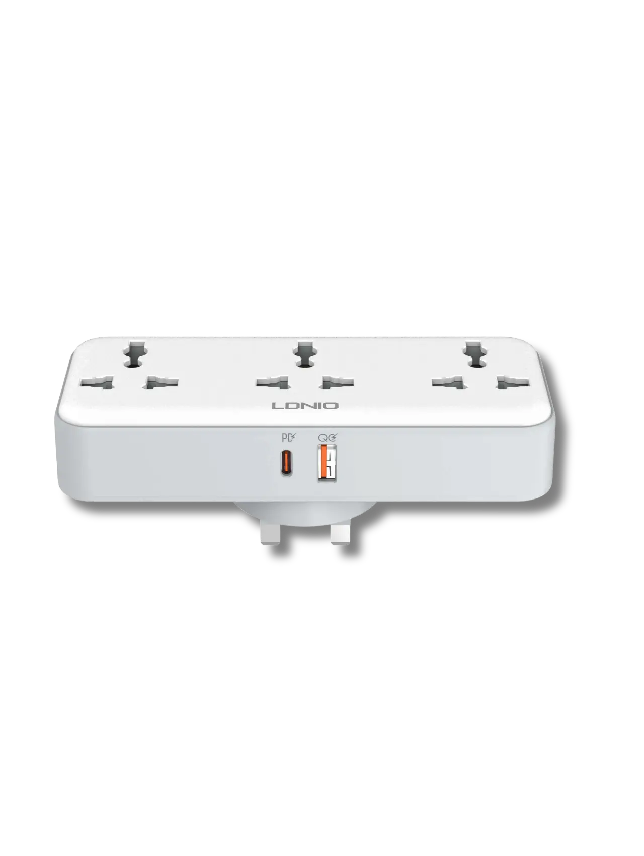LDNIO SC3317 Rotatable Plug Power Expansion Socket with 3 AC Outlets and 30W USB-C & USB-A Charging - متجر TT Tab للتقنيات الحديثة
