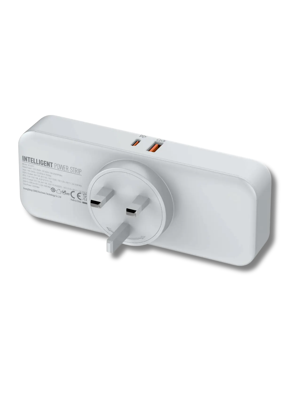 LDNIO SC3317 Rotatable Plug Power Expansion Socket with 3 AC Outlets and 30W USB-C & USB-A Charging - متجر TT Tab للتقنيات الحديثة