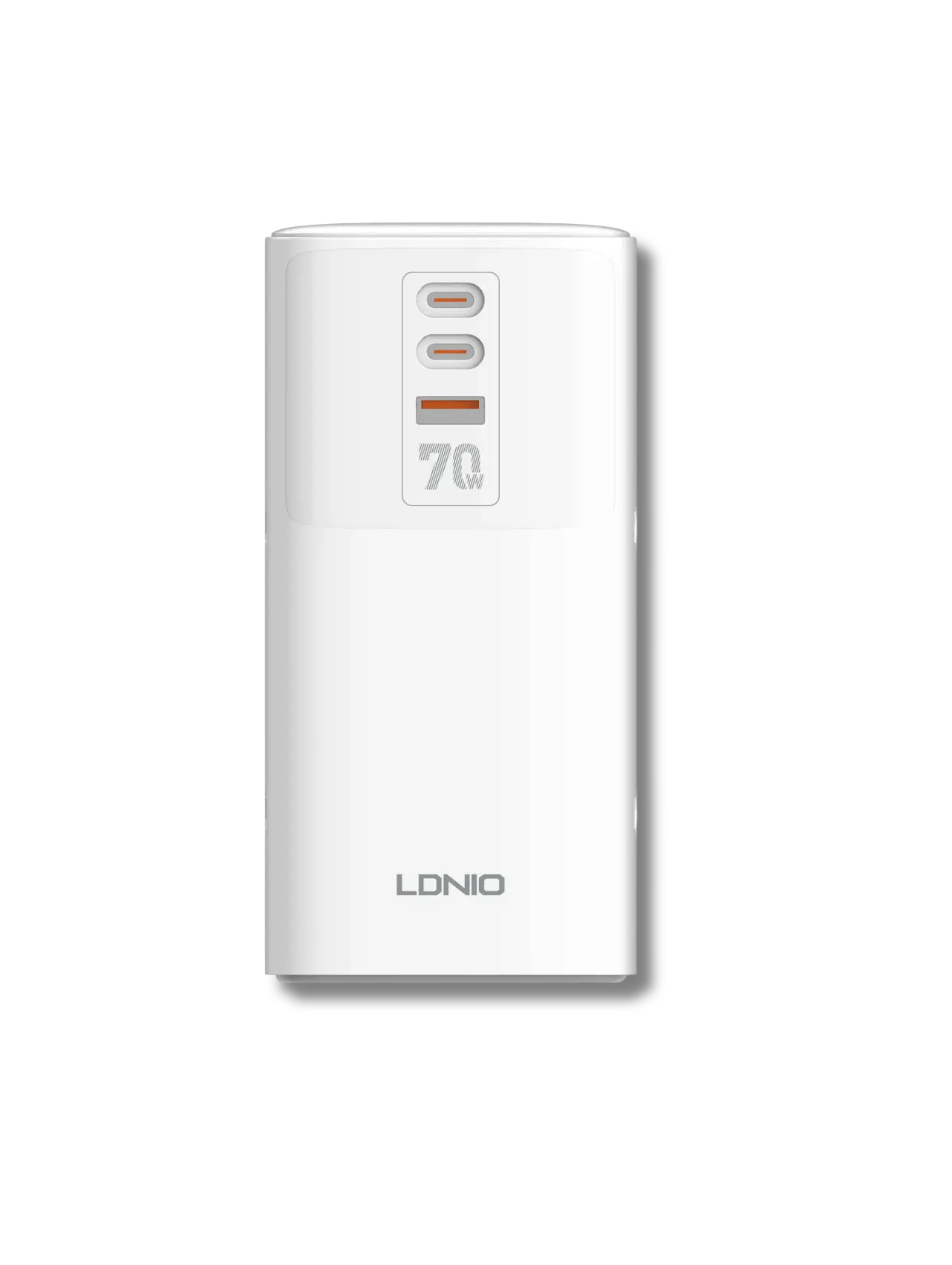 LDNIO SC4383 70W GaN Desktop Power Strip with 4 Universal AC Outlets and USB-C & USB-A Charging - متجر TT Tab للتقنيات الحديثة
