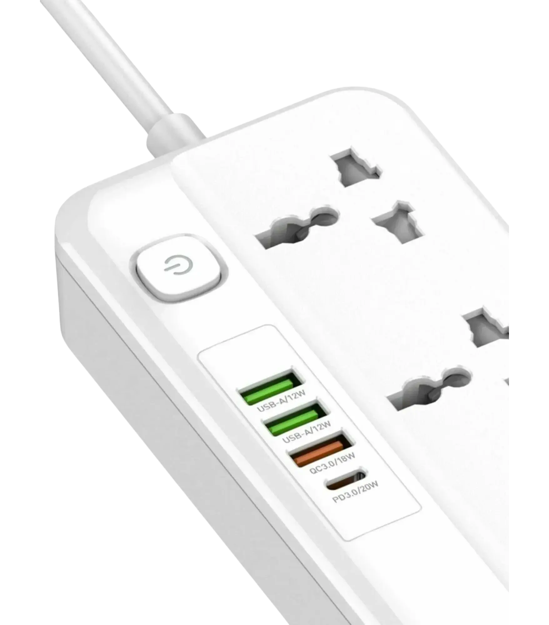 LDNIO SC5415 20W Power Strip with 5 Universal AC Outlets and 4 USB Charging Ports - متجر TT Tab للتقنيات الحديثة
