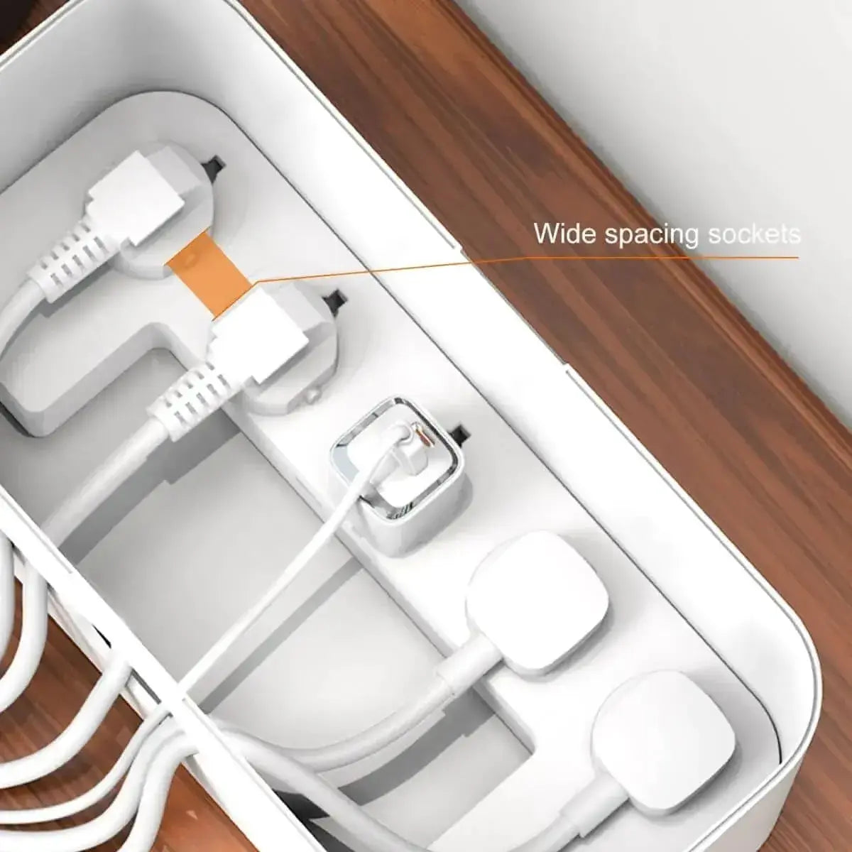 LDNIO SCW5354 Power Strip Box with 5 AC Outlets & 20W USB-C PD & 15W Wireless Charging - متجر TT Tab للتقنيات الحديثة