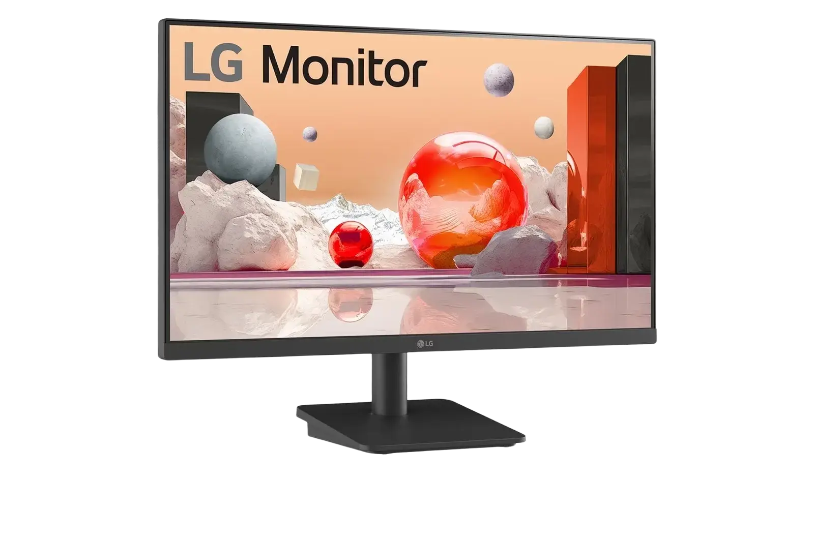 LG 24MS500-B IPS 100Hz Essential Monitor with 3-side Virtually Borderless design - متجر TT Tab للتقنيات الحديثة