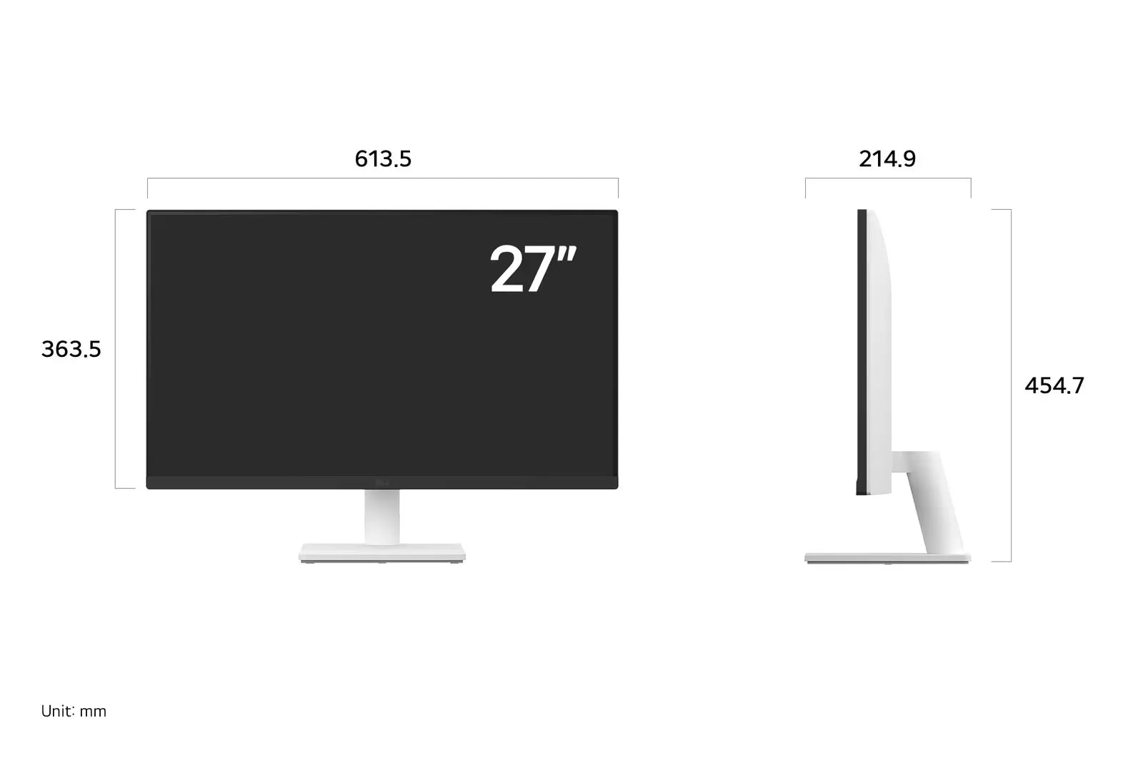 LG 27US500-W UltraFine 4K UHD IPS HDR10 DCI-P3 90% Design Monitor - متجر TT Tab للتقنيات الحديثة