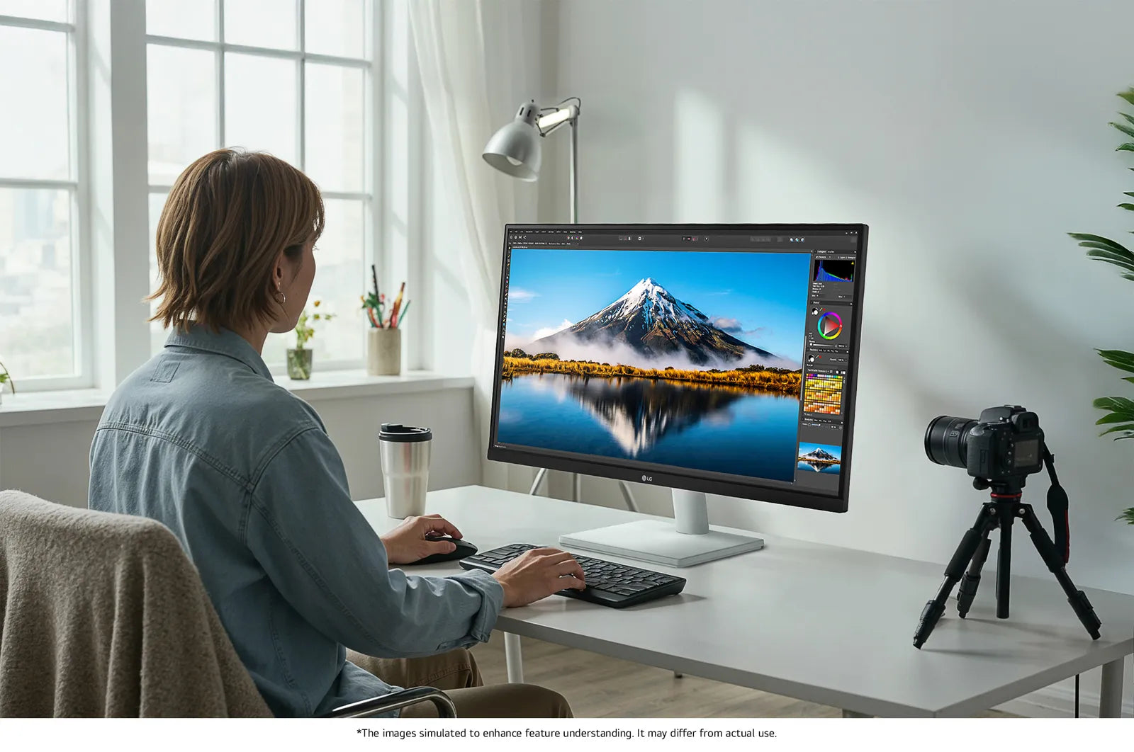 LG 27US500-W UltraFine 4K UHD IPS HDR10 DCI-P3 90% Design Monitor - متجر TT Tab للتقنيات الحديثة