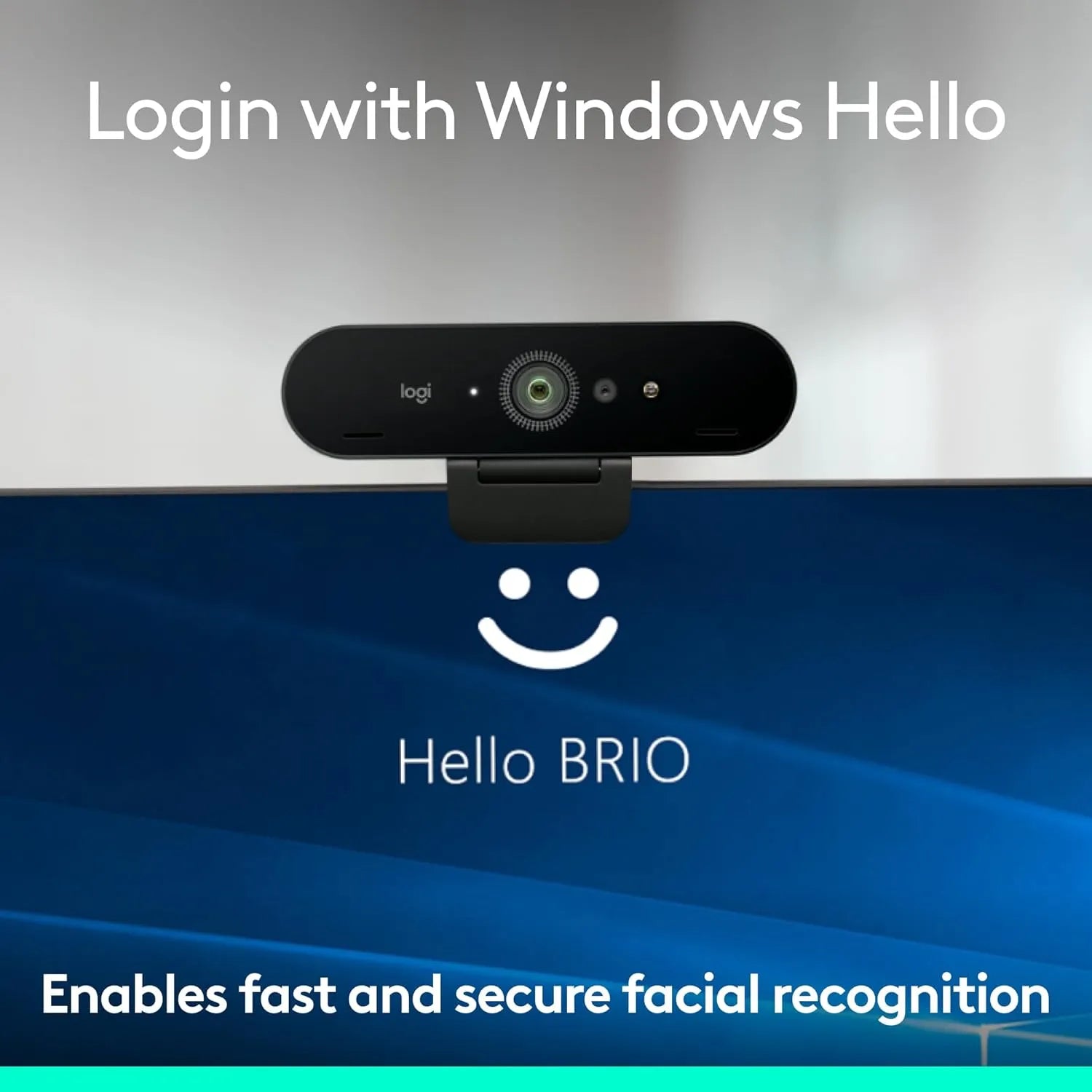 Logitech BRIO 4K Webcam with Windows Hello support - متجر TT Tab للتقنيات الحديثة