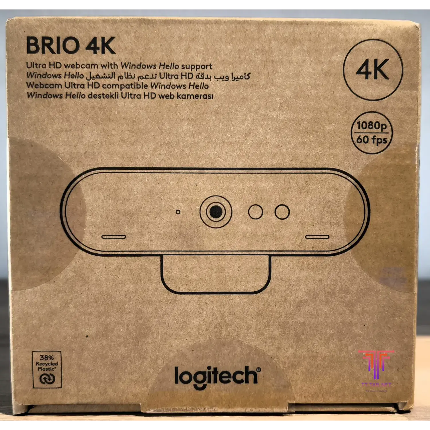 Logitech BRIO 4K Webcam with Windows Hello support - متجر TT Tab للتقنيات الحديثة