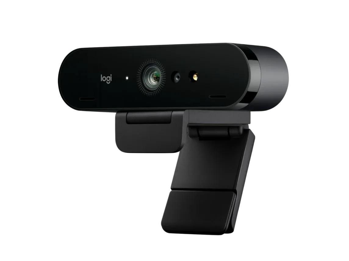 Logitech C1000e BRIO 4K webcam with Windows Hello support - متجر TT Tab للتقنيات الحديثة