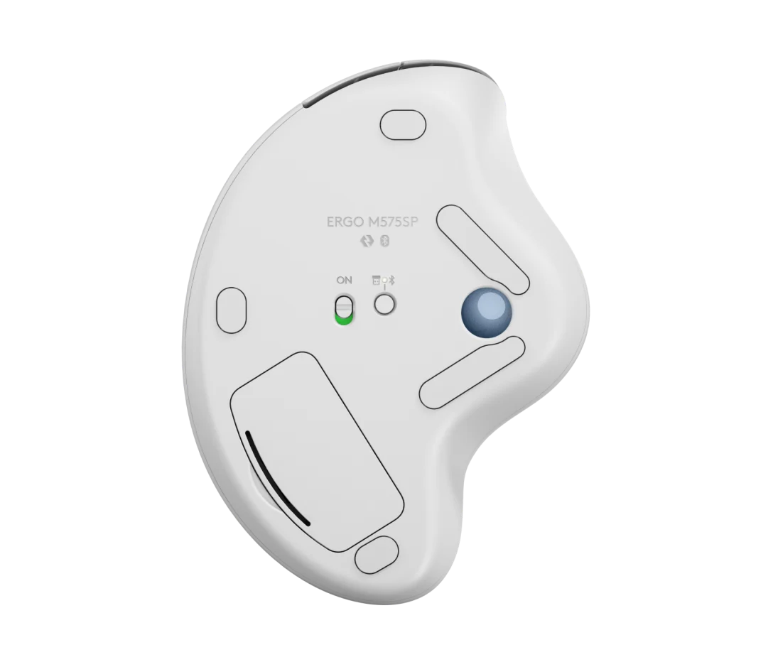 Logitech ERGO M575S Wireless and Bluetooth Mouse with Trackball