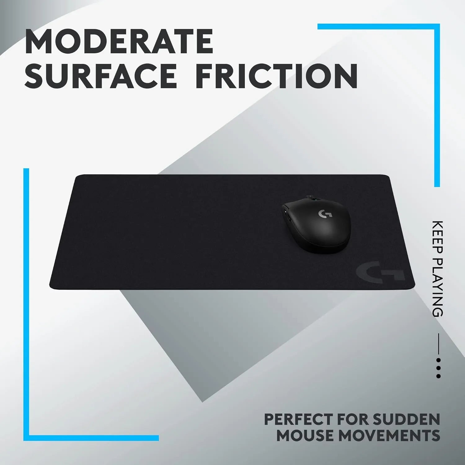 Logitech G240 Cloth Gaming Mouse Pad - متجر TT Tab للتقنيات الحديثة