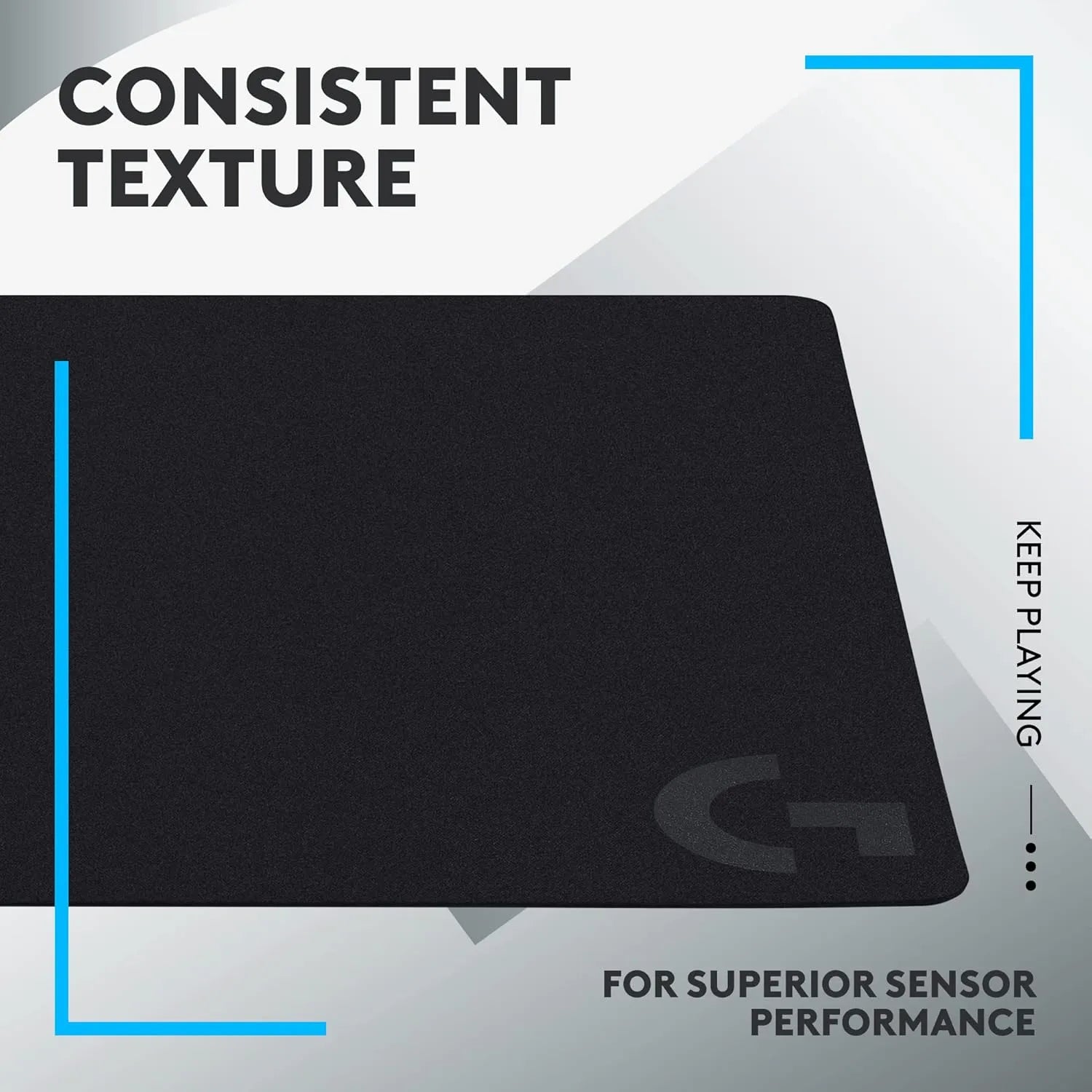 Logitech G240 Cloth Gaming Mouse Pad - متجر TT Tab للتقنيات الحديثة