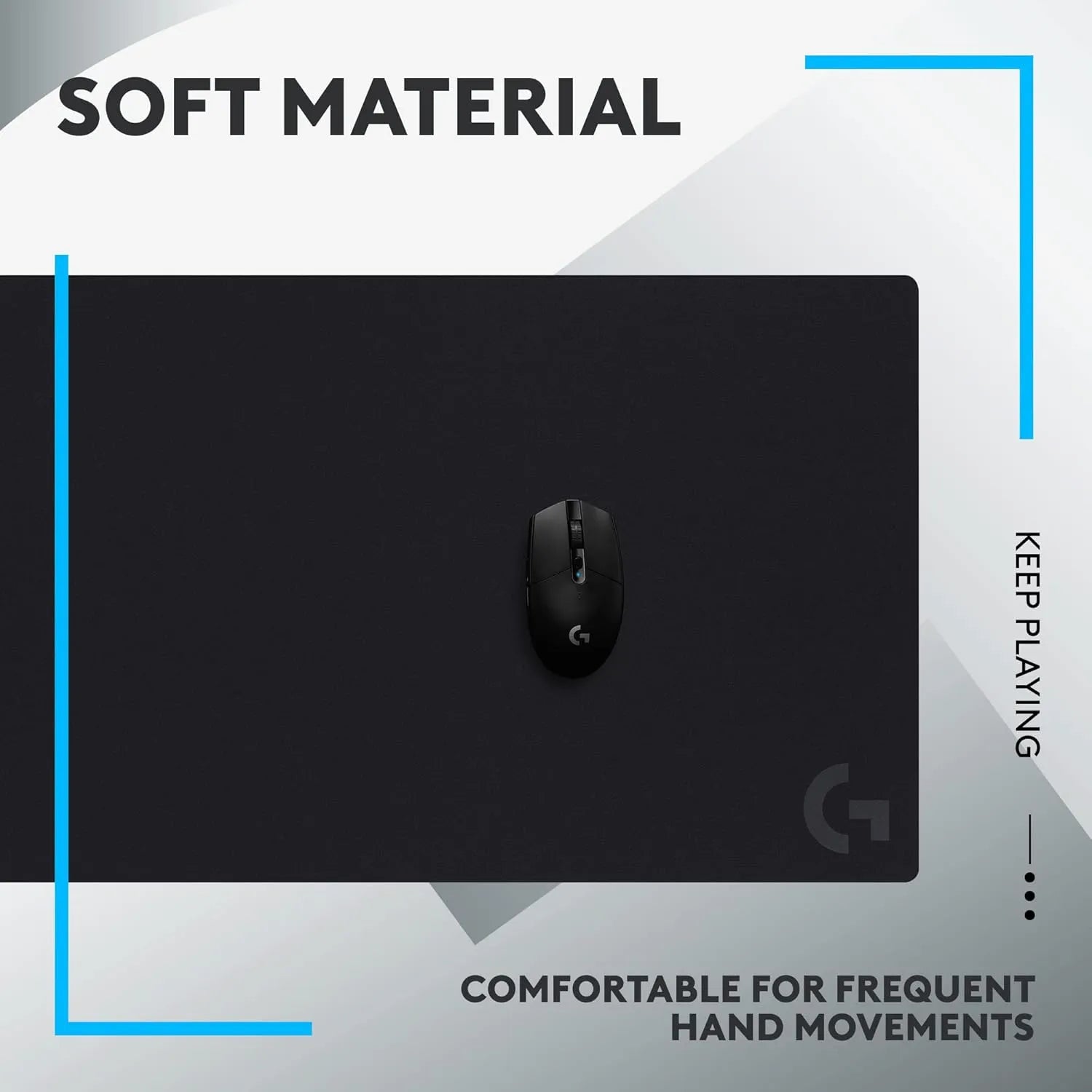 Logitech G840 Gaming Mouse Pad Extra Large Cloth Gaming Mouse Pad - متجر TT Tab للتقنيات الحديثة