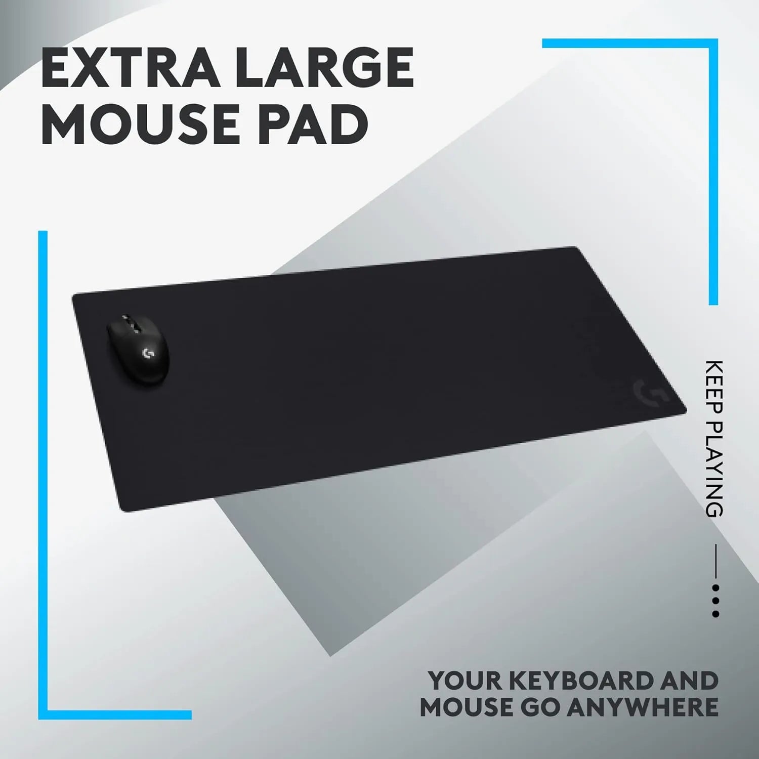 Logitech G840 Gaming Mouse Pad Extra Large Cloth Gaming Mouse Pad - متجر TT Tab للتقنيات الحديثة