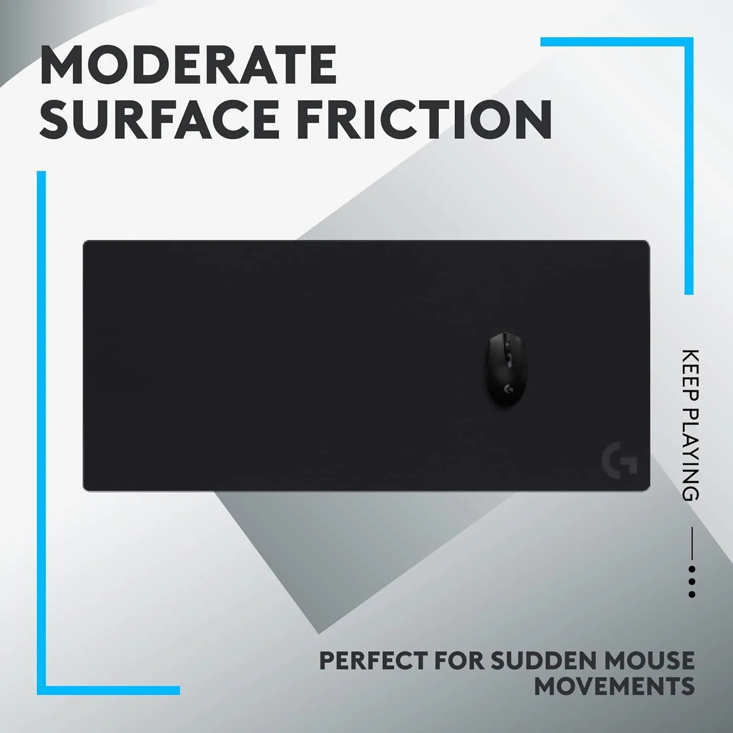 Logitech G840 Gaming Mouse Pad Extra Large Cloth Gaming Mouse Pad - متجر TT Tab للتقنيات الحديثة