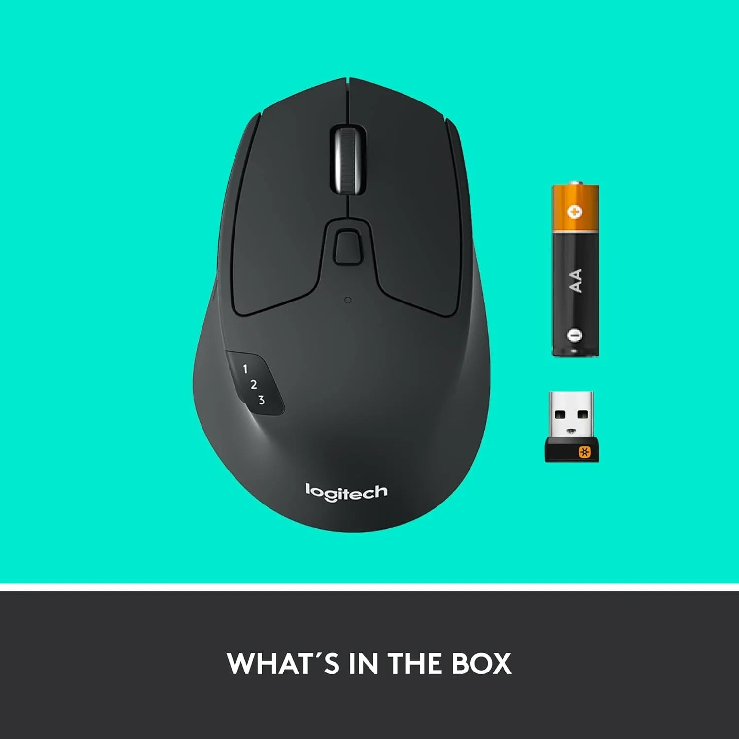 Logitech M720 Triathlon Multi-Device Bluetooth Mouse - للتقنيات الحديثة TT TAB متجر