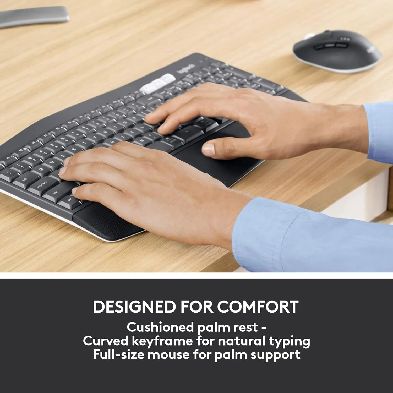 Logitech MK850 Performance Wireless Keyboard & Mouse Combo with Multi-Device Pairing - متجر TT Tab للتقنيات الحديثة